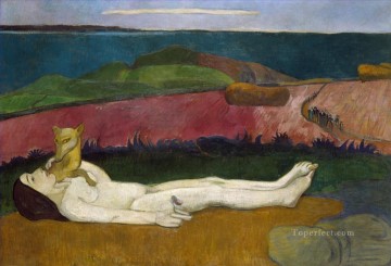 Paul Gauguin Painting - The Loss of Virginity Paul Gauguin